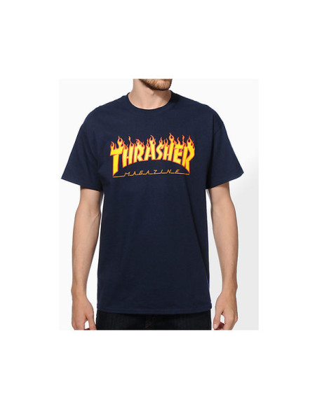 FLAME NAVY TEE