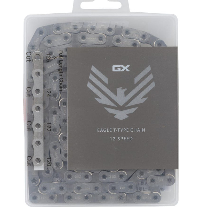 SRM CADENA GX EAGLE T-TYPE SOLIDPIN 126ES. 12V*