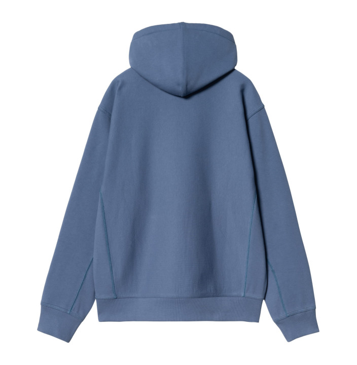 HOODED AMERICAN SCRIPT SWEAT