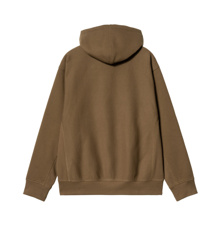 HOODED AMERICAN SCRIPT SWEAT