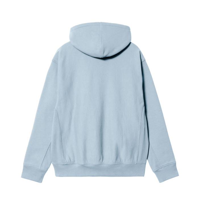 HOODED AMERICAN SCRIPT SWEAT