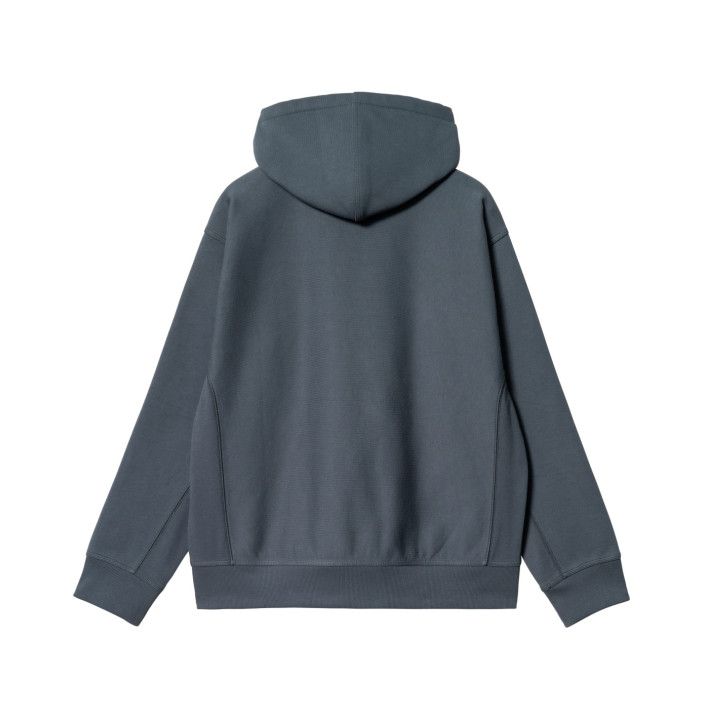 HOODED AMERICAN SCRIPT SWEAT