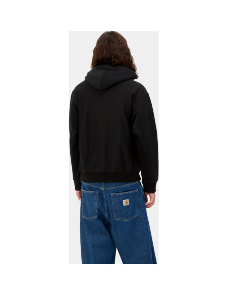 HOODED AMERICAN SCRIPT SWEAT