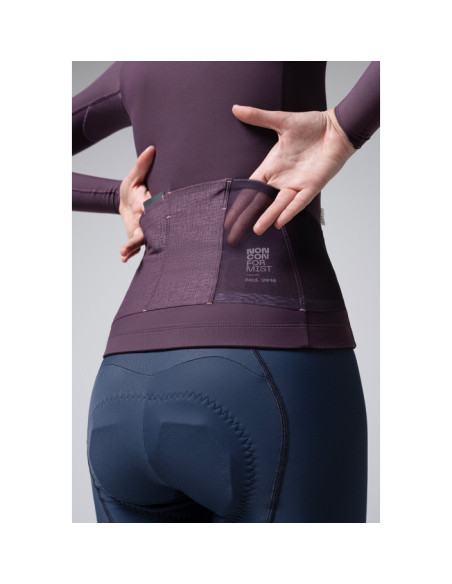 MAILLOT MANGA LARGA PACER SOLID 2.0 MUJER