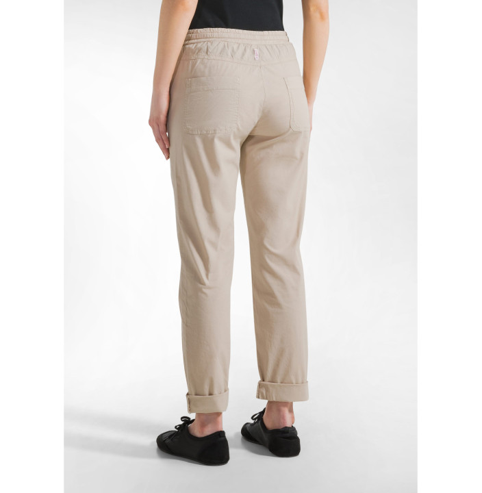 PANTALONE DRITTO IN POPELINE