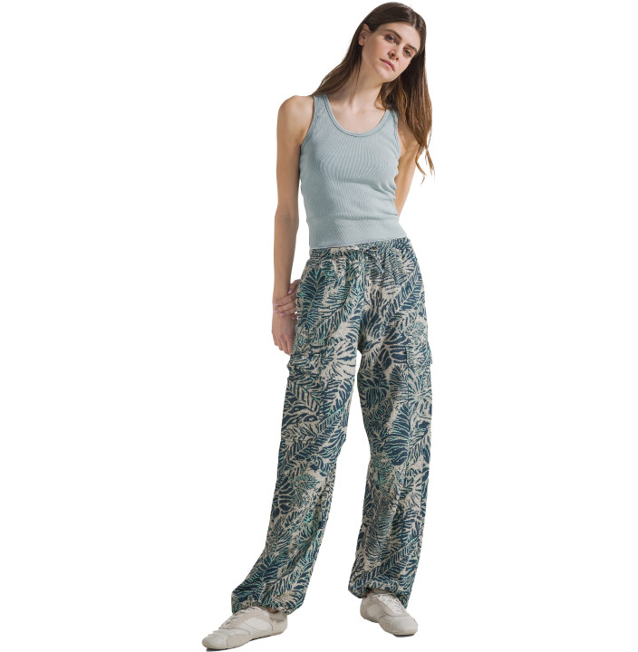 PANTALONE CARGO IN POPELINE