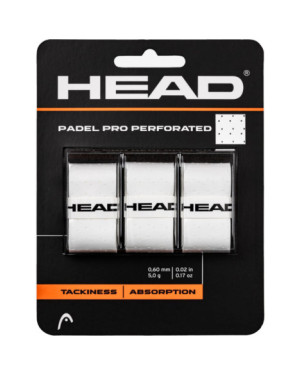Padel Pro Perforated 3 pcs Pack