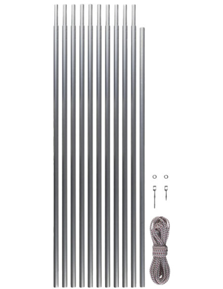 ALU POLE KIT 8,5MM465CM