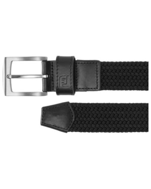 FJ BLACK BRAIDED BELT - REG