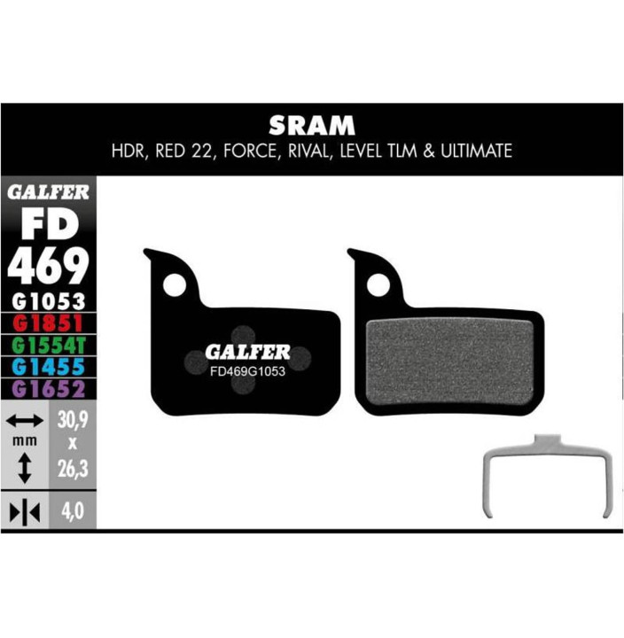 BIKE STANDARD BRAKE PAD SRAM RED 22 - LEVEL
