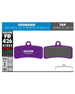 E-BIKE BRAKE PAD SHIMANO SAINT - ZEE - FD426G