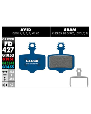 ROAD BRAKE PAD AVID ELIXIR - SRAM XX - FD427G