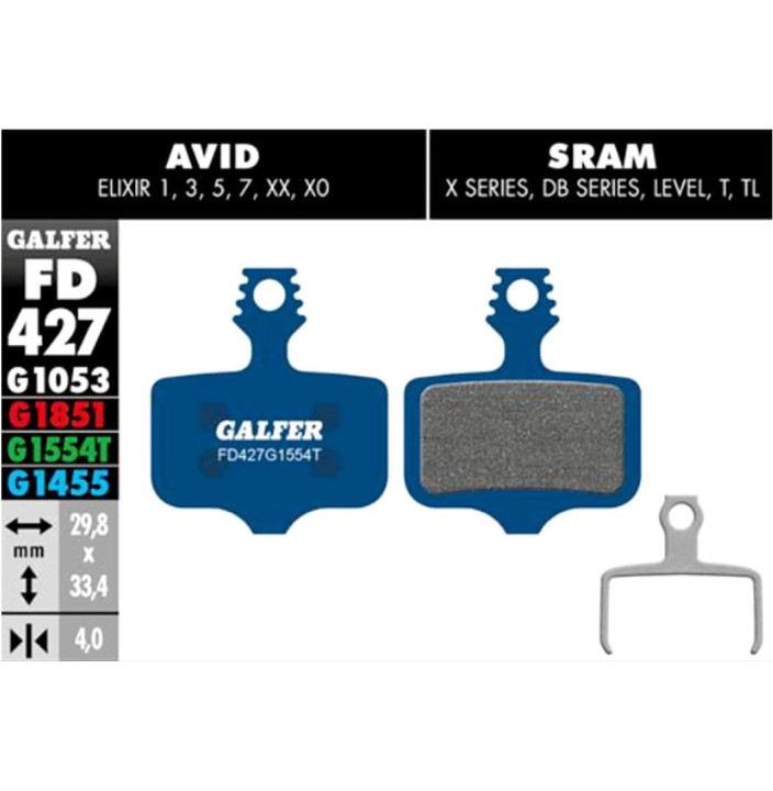 ROAD BRAKE PAD AVID ELIXIR - SRAM XX - FD427G