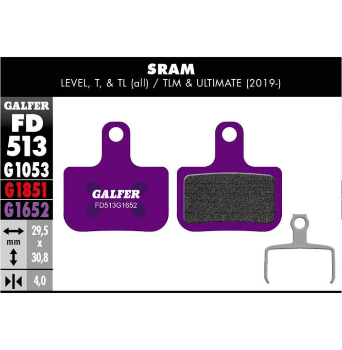 E-BIKE BRAKE PAD SRAM LEVEL, T, TL