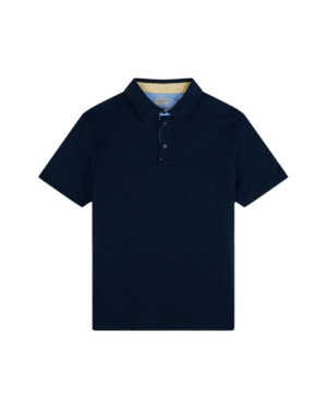 RIVIERA LINEN DETAILS XSOFT COTTON PIQUÉ POLO SHIRT