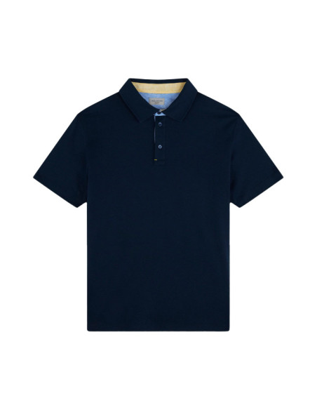 RIVIERA LINEN DETAILS XSOFT COTTON PIQUÉ POLO SHIRT