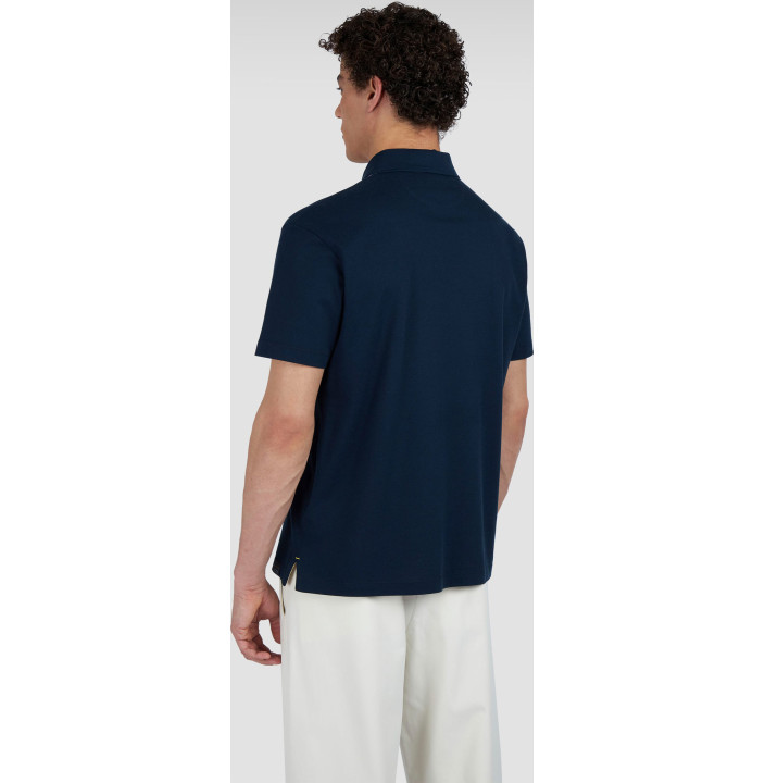 RIVIERA LINEN DETAILS XSOFT COTTON PIQUÉ POLO SHIRT