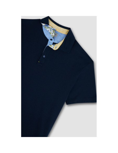 RIVIERA LINEN DETAILS XSOFT COTTON PIQUÉ POLO SHIRT