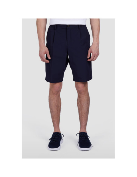 DYNAMIC STRETCH NYLON DRAWSTRING BERMUDA WITH SHARK FIN