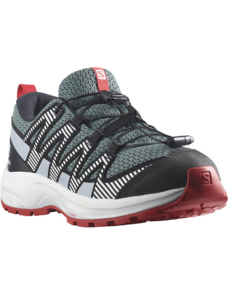 SHOES XA PRO V8 J BLACK LAPIS BLUE FIRD