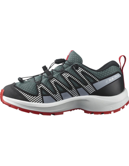 SHOES XA PRO V8 J BLACK LAPIS BLUE FIRD