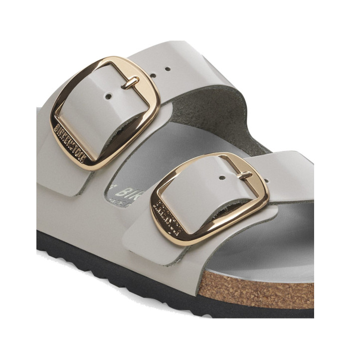 ARIZONA BIG BUCKLE NATURAL LEATHER PATENT