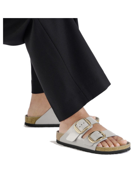 ARIZONA BIG BUCKLE NATURAL LEATHER PATENT