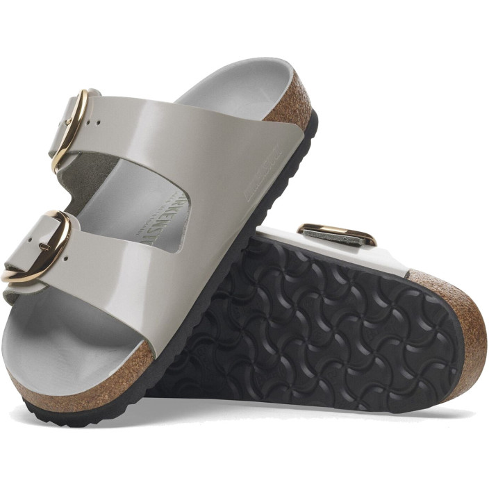 ARIZONA BIG BUCKLE NATURAL LEATHER PATENT
