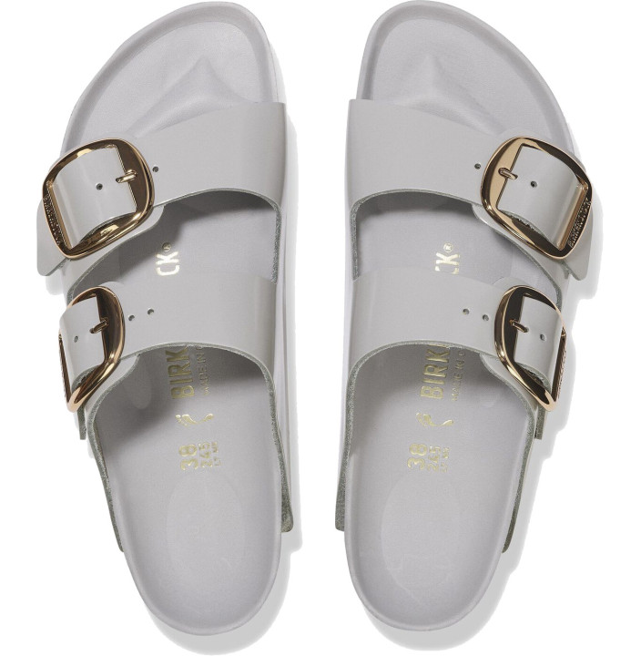 ARIZONA BIG BUCKLE NATURAL LEATHER PATENT