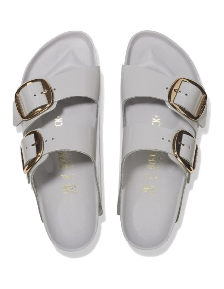 ARIZONA BIG BUCKLE NATURAL LEATHER PATENT