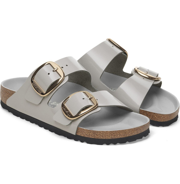 ARIZONA BIG BUCKLE NATURAL LEATHER PATENT