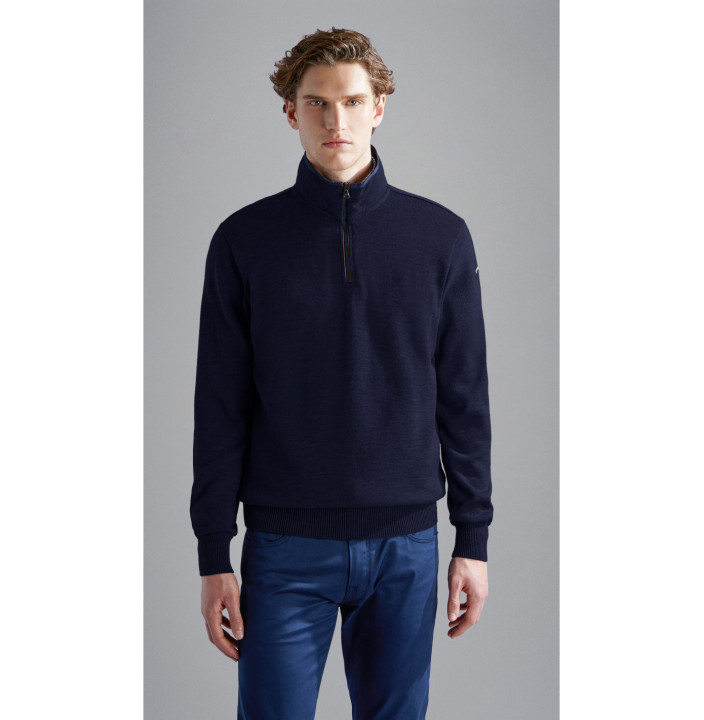 MEN'S ZIPPED PULLOVER    