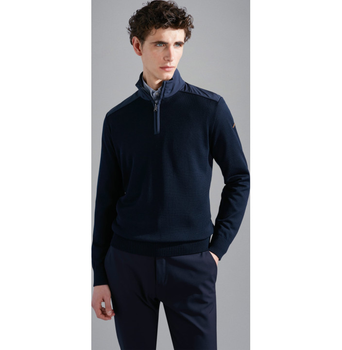 MEN'S ZIPPED PULLOVER    