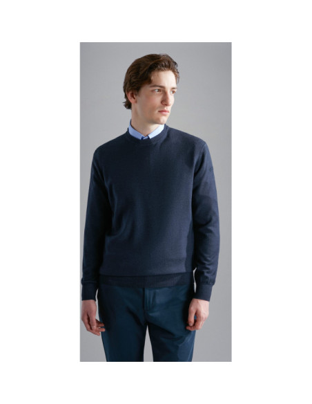 PULL RAS DU COU EN LAINE