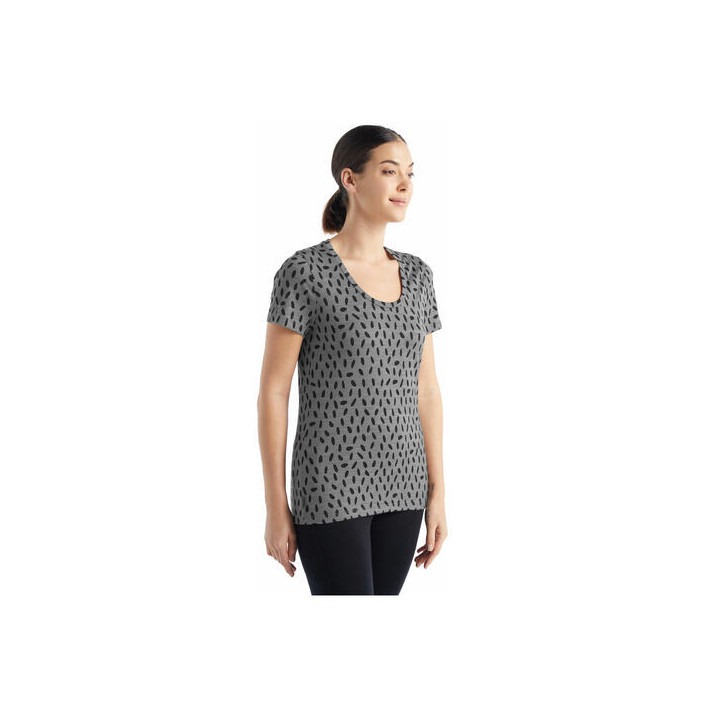 WOMEN TECH LITE II SS SCOOP TEE 1000 FOOTSTEPS