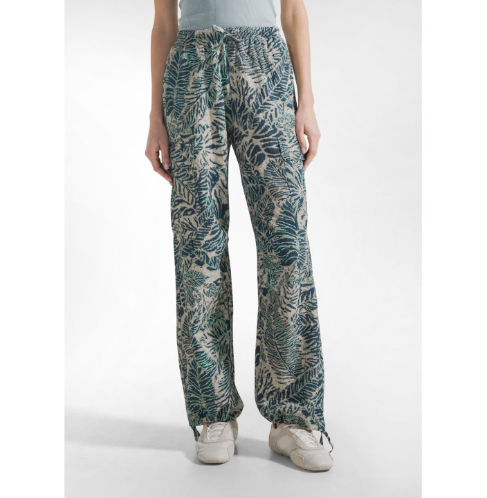 PANTALONE CARGO IN POPELINE