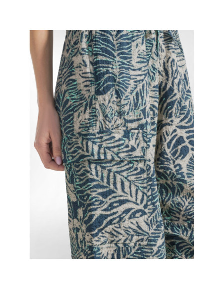 PANTALONE CARGO IN POPELINE