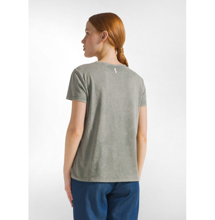 T-SHIRT EFFETTO MARMO