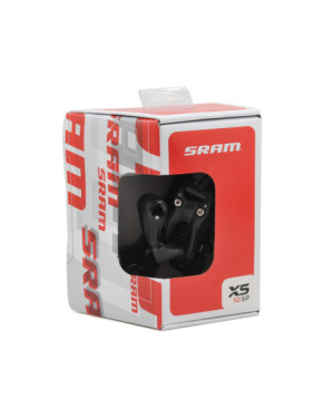SRM CAMBIO X5 10V CAJA LARGA ALUMINUM BLACK