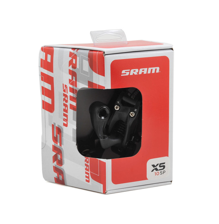SRM CAMBIO X5 10V CAJA LARGA ALUMINUM BLACK