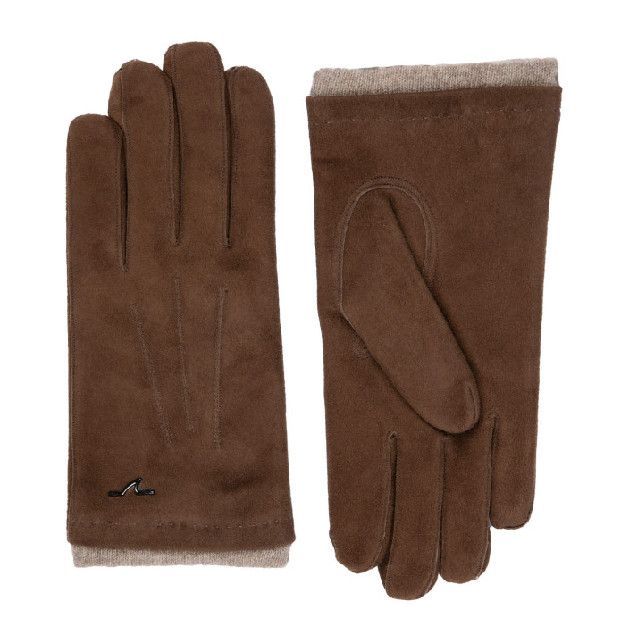 GUANTO IN SUEDE CON SHARK FIN