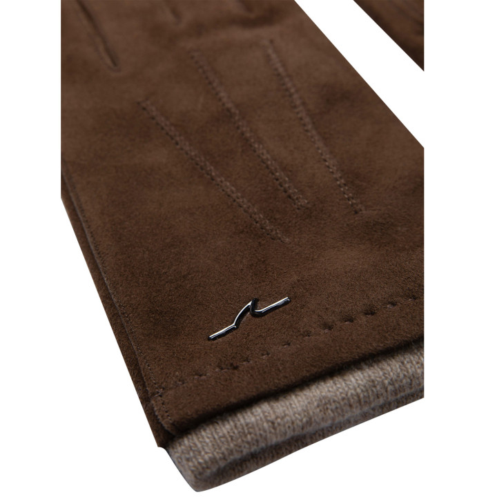 GUANTO IN SUEDE CON SHARK FIN
