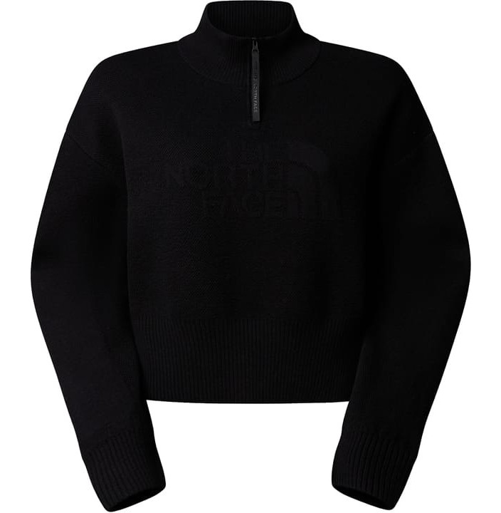 W HALF-ZIP LOGO SWEATER - AP