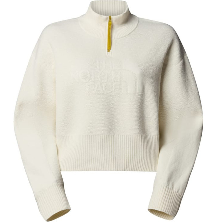 W HALF-ZIP LOGO SWEATER - AP
