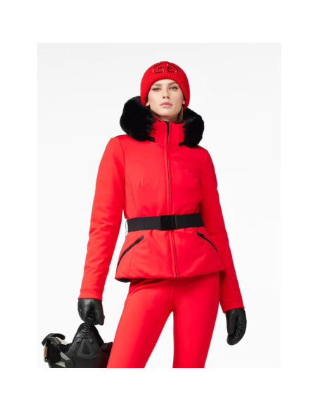 HIDA SKI JACKET FAUX BORDER