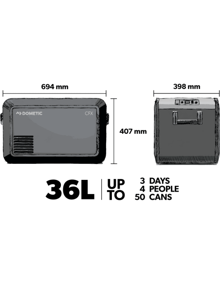DOMETIC COOLFREEZE CFX3 35