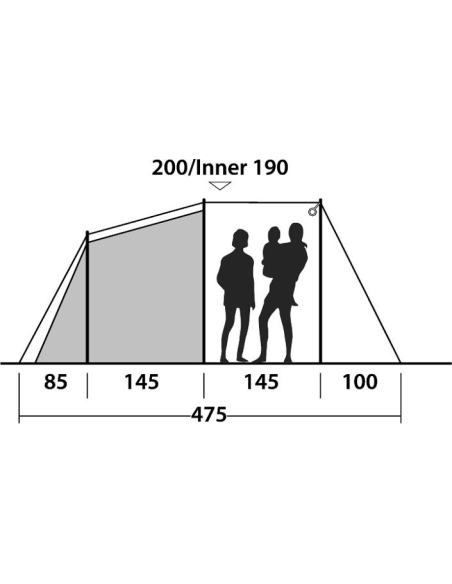 OUTWELL TENT DASH 5 OUTWELL TENT DASH 5