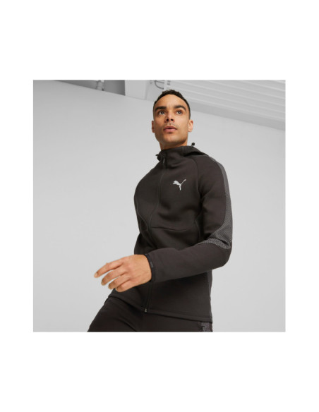EVOSTRIPE FULL-ZIP HOODIE DK