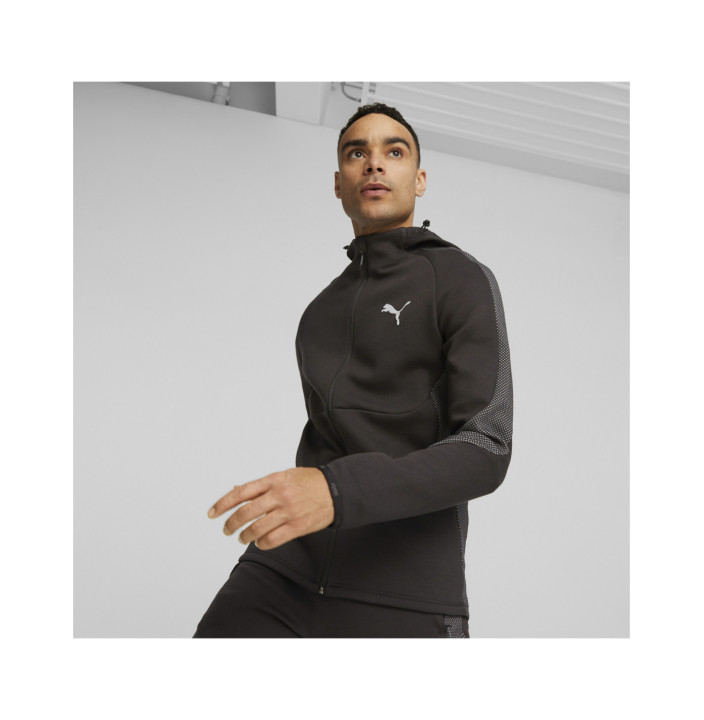 EVOSTRIPE FULL-ZIP HOODIE DK