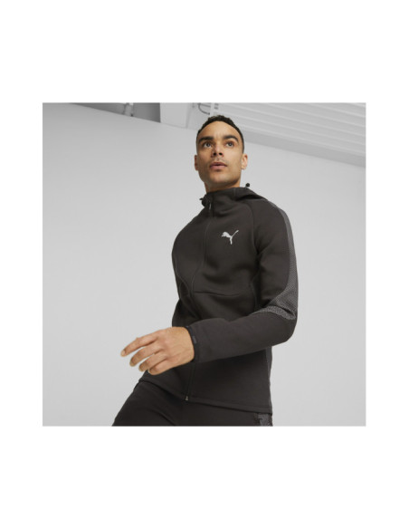 EVOSTRIPE FULL-ZIP HOODIE DK